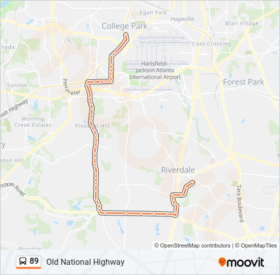 89 Route Schedules, Stops & Maps Riverdale Park & Ride (Updated)