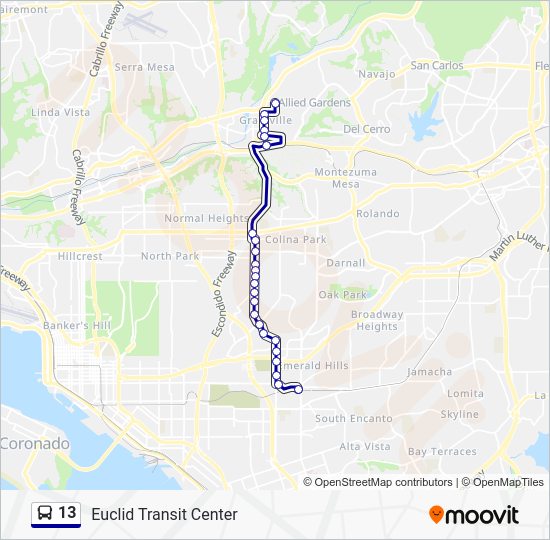 13 Route Schedules, Stops & Maps Euclid Transit Center (Updated)