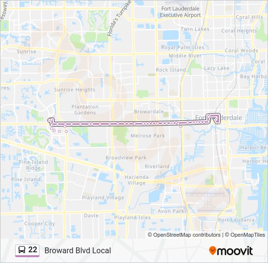 Bct Maps And Schedules 22 Route: Schedules, Stops & Maps - Central Terminal (Updated)