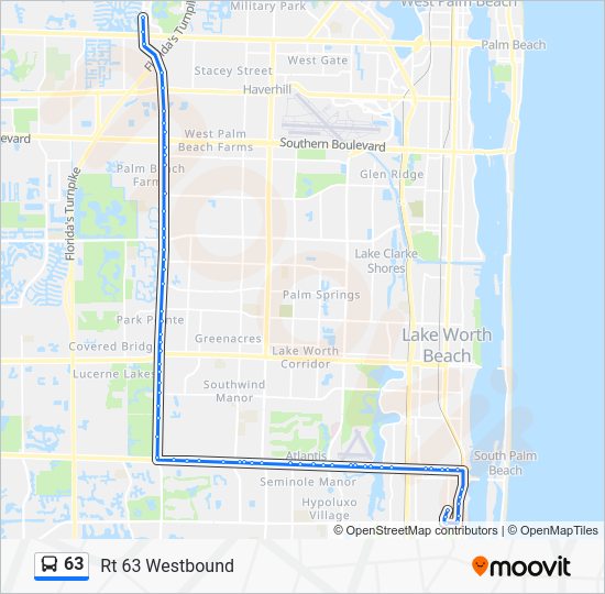 63 Route Schedules, Stops & Maps Rt 63 Westbound (Updated)