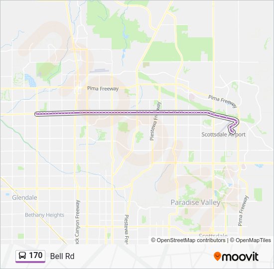 170 Route Schedules, Stops & Maps 51st Ave+Bell (Updated)