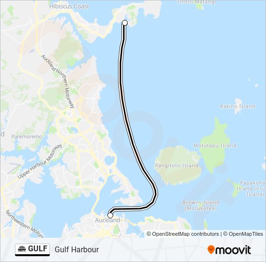 gulf Route Schedules, Stops & Maps Gulf Harbour (Updated)