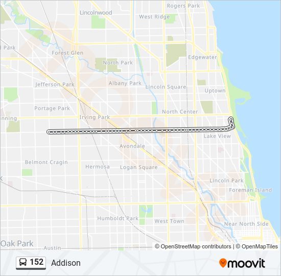 152 Route Schedules, Stops & Maps Addison & Central (West) (Updated)