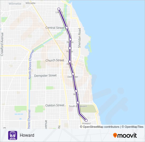 purple line Route Schedules, Stops & Maps Howard (Updated)