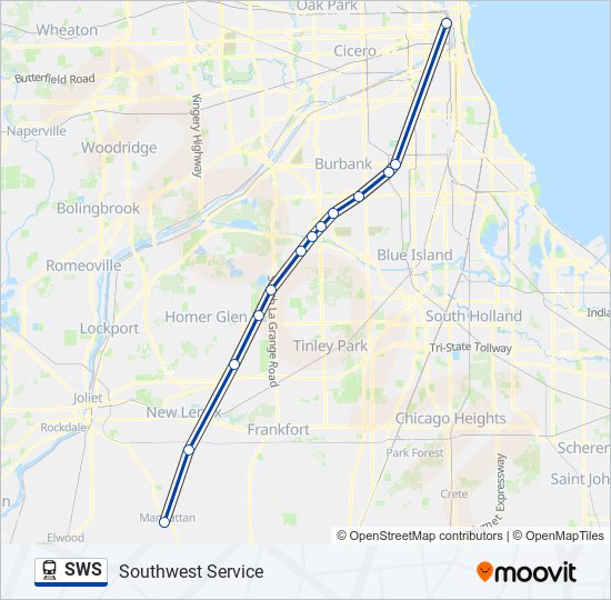 sws Route Schedules, Stops & Maps Chicago Union Station (Updated)