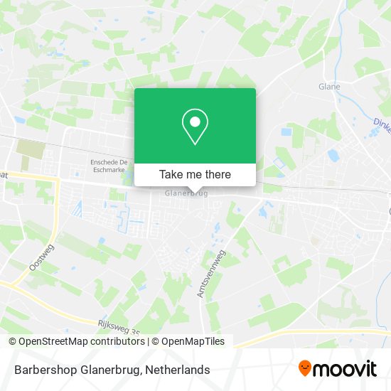 How To Get To Barbershop Glanerbrug In Enschede By Train Or Bus?