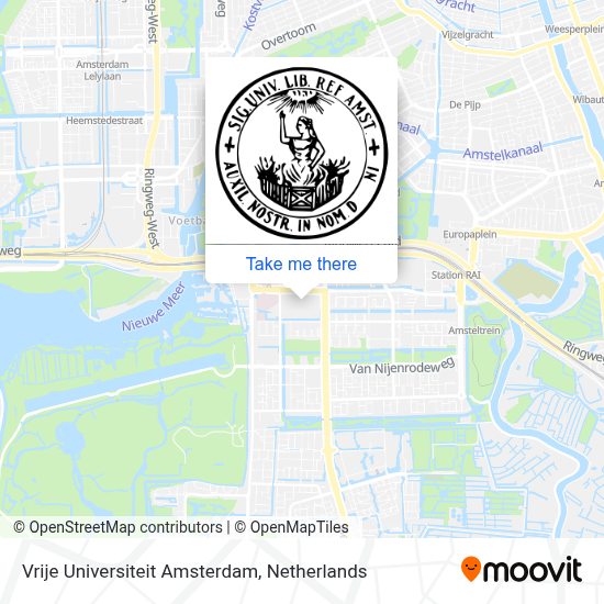 How To Get To Vrije Universiteit Amsterdam By Bus, Train, Light Rail Or Metro?