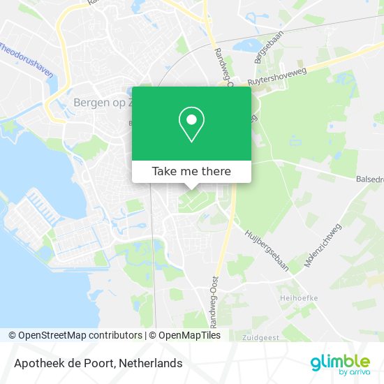 How To Get To Apotheek De Poort In Bergen Op Zoom By Bus, Train Or Metro?