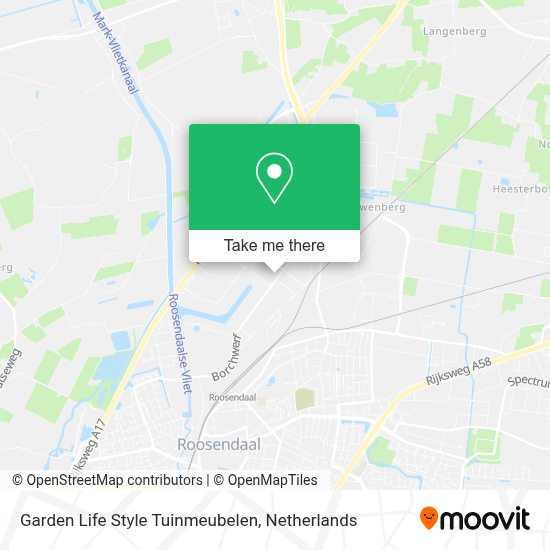 How To Get To Garden Life Style Tuinmeubelen In Roosendaal By Bus Or Train?
