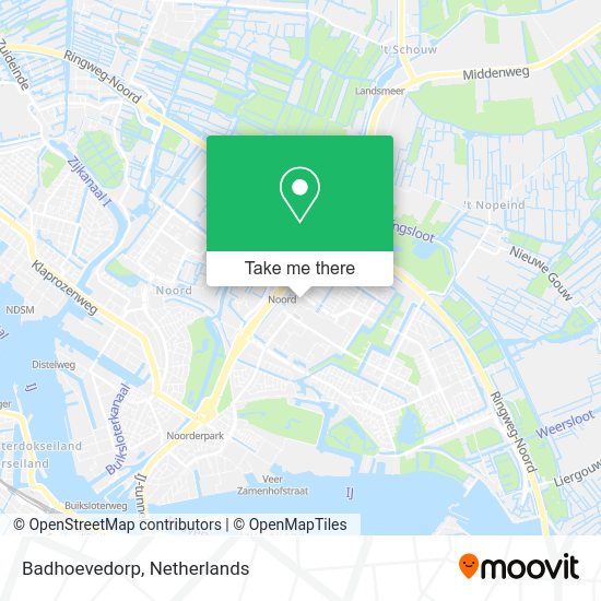 How to get to Badhoevedorp in Amsterdam by metro, bus, train or light rail?