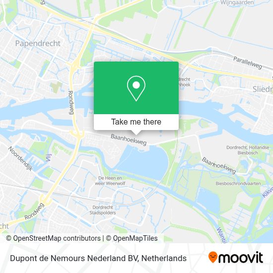 How To Get To Dupont De Nemours Nederland Bv In Dordrecht By Bus, Train, Metro Or Light Rail?
