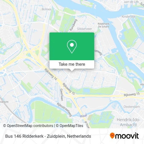 How To Get To Bus 146 Ridderkerk - Zuidplein By Bus, Light Rail Or Metro?