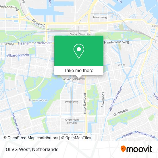 How To Get To Olvg West In Amsterdam By Bus, Train, Metro Or Light Rail?