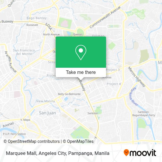 How to get to Marquee Mall, Angeles City, Pampanga in Quezon City by