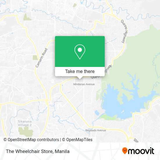 How to get to The Wheelchair Store in Quezon City by bus?