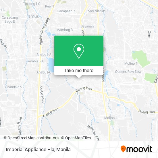 How to get to Imperial Appliance Pla in Imus by Bus?