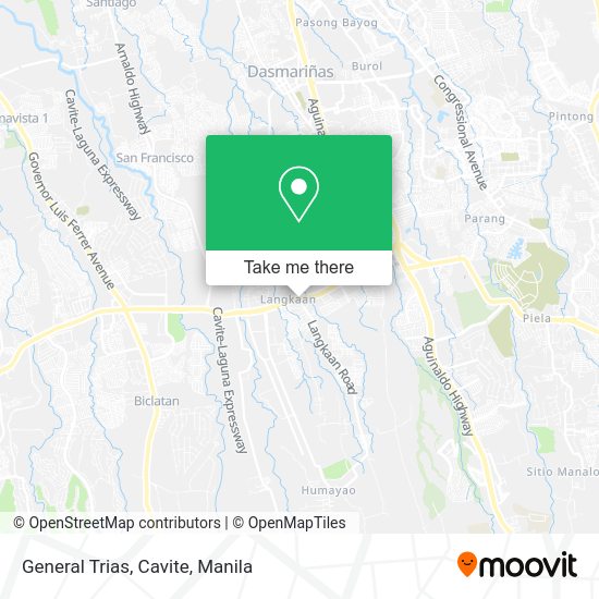 How to get to General Trias, Cavite in Dasmariñas by bus?