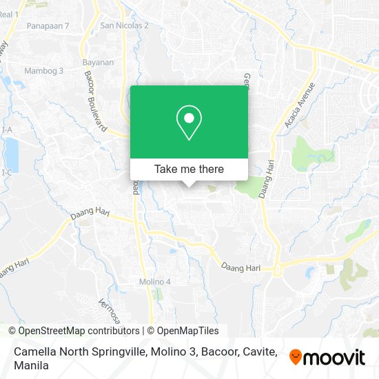 How to get to Camella North Springville, Molino 3, Bacoor, Cavite by bus?