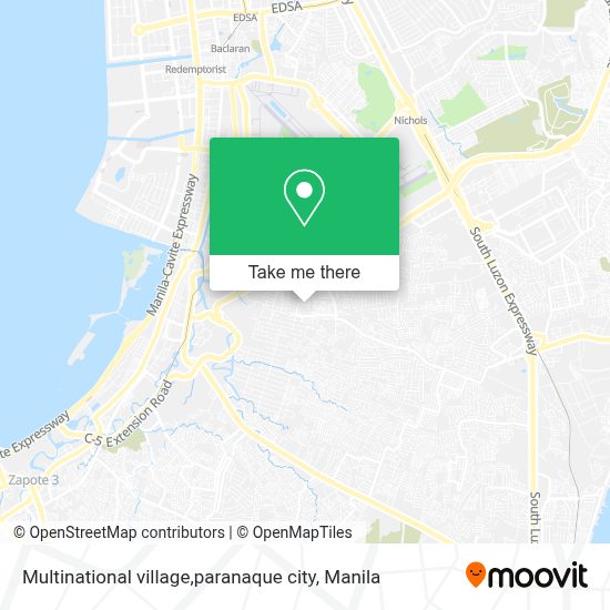 How to get to Multinational village,paranaque city in Parañaque by bus?