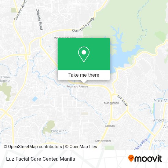 How to get to Luz Facial Care Center in Quezon City by bus?