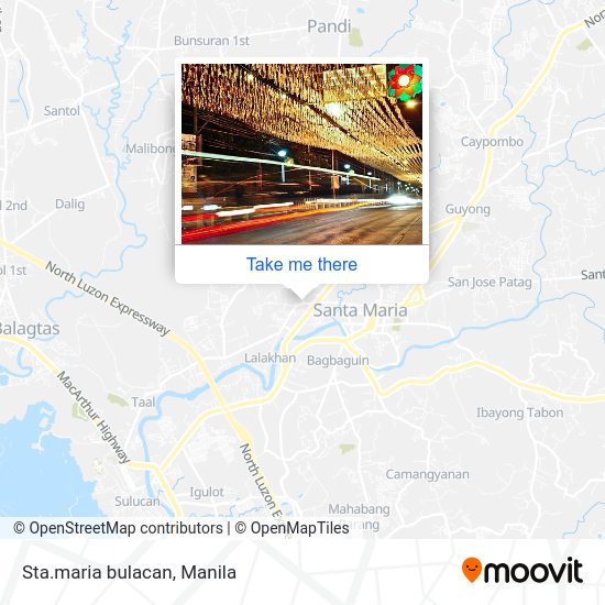 How to get to Sta.maria bulacan in Bulacan by bus?