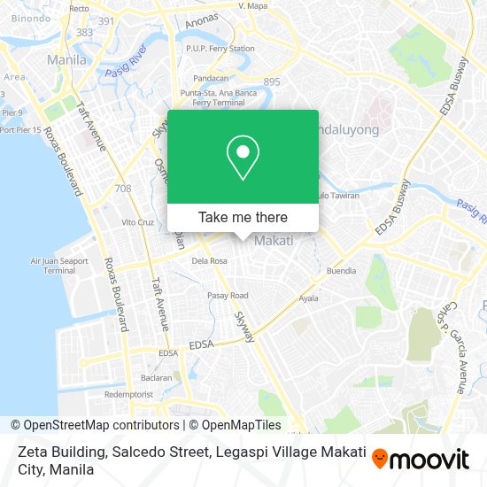 Map of Barangay San Lorenzo in 65 Amorsolo Street, San Lorenzo,.