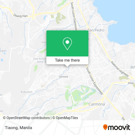 How to get to Tiaong in San Pedro by bus?