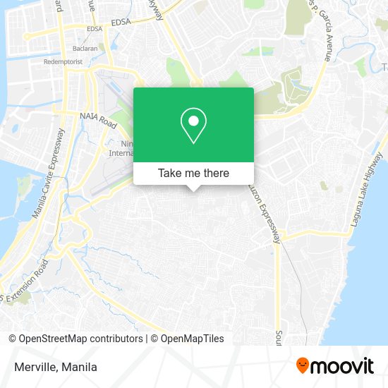 How to get to Merville in Parañaque by bus?