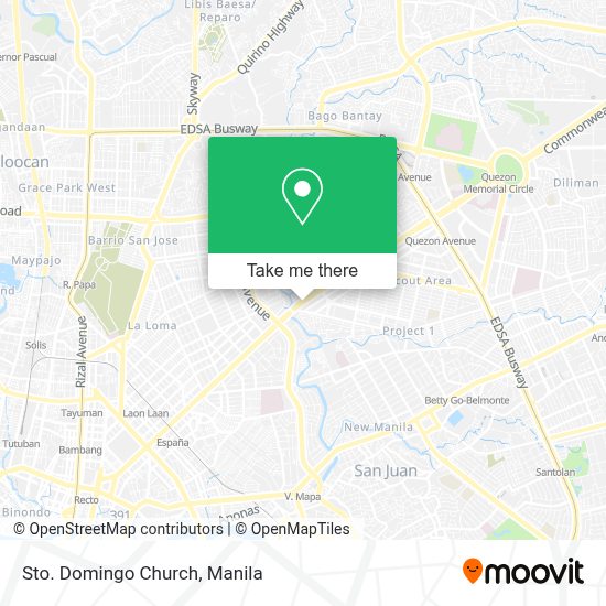 How to get to Sto. Domingo Church in Quezon City by Bus or Train Moovit