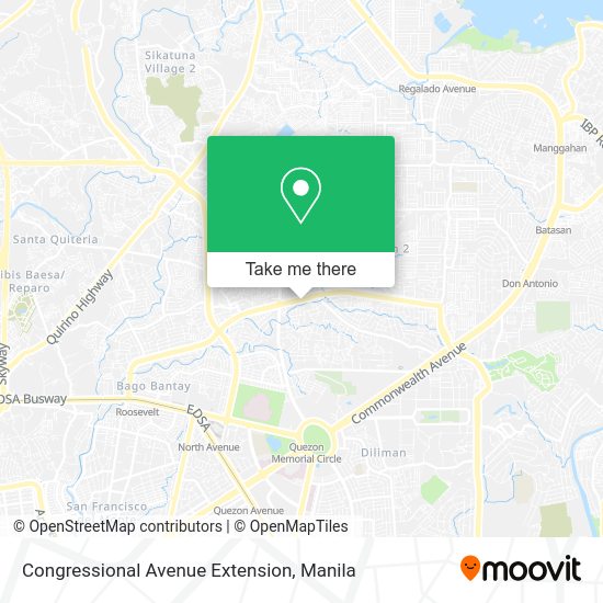 How to get to Congressional Avenue Extension in Quezon City by bus or
