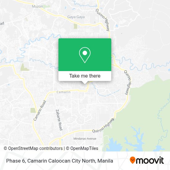 How to get to Phase 6, Camarin Caloocan City North in Kalookan City by bus?