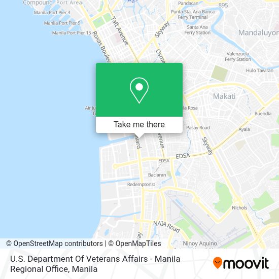 How to get to U.S. Department Of Veterans Affairs Manila Regional
