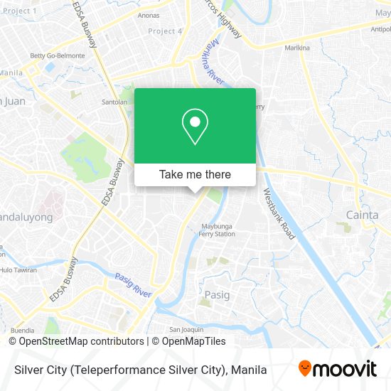 How to get to Silver City (Teleperformance Silver City) in Pasig City