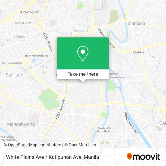 How to get to White Plains Ave / Katipunan Ave in Quezon City by bus or