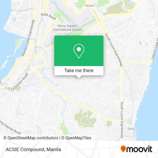 Compound Secluded South America Map How to get to ACSIE Compound in Parañaque by Bus Moovit