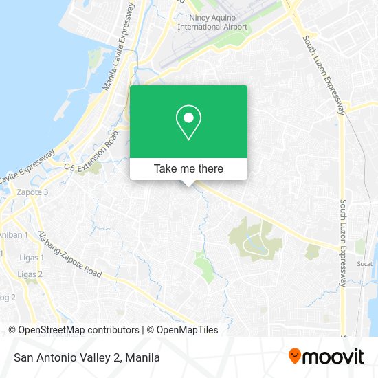 How to get to San Antonio Valley 2 in Parañaque by bus?