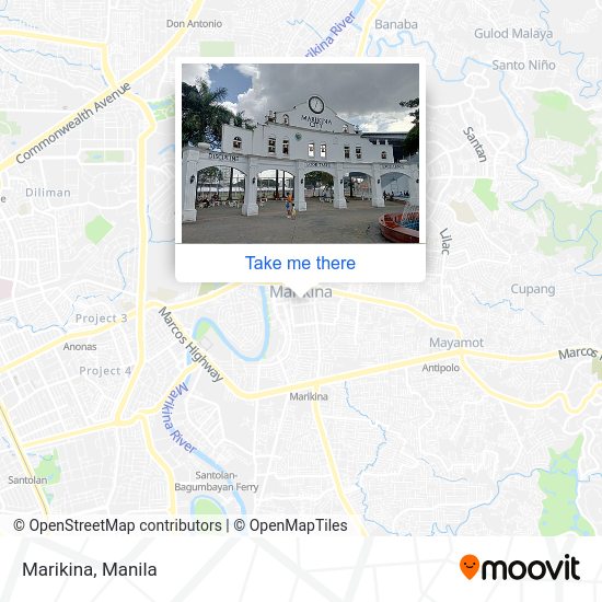 How to get to Marikina by bus or train?
