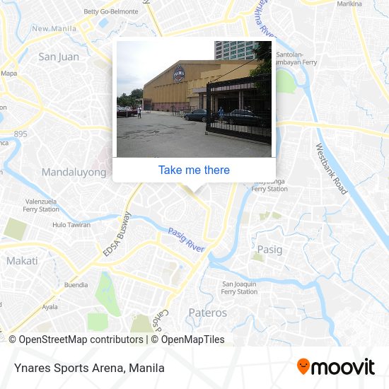 How to get to Ynares Sports Arena in Pasig City by bus or train?