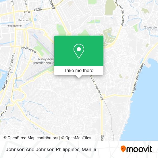 How to get to Johnson And Johnson Philippines in Parañaque by bus or train?