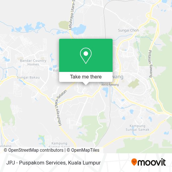 How to get to JPJ Puspakom Services in Gombak by Bus or