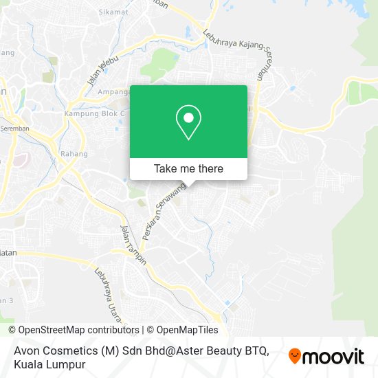 How to get to Avon Cosmetics (M) Sdn BhdAster Beauty BTQ in Seremban