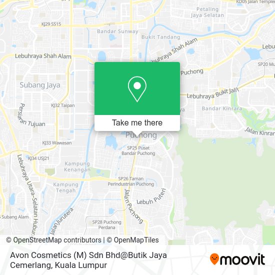 How to get to Avon Cosmetics (M) Sdn BhdButik Jaya Cemerlang in