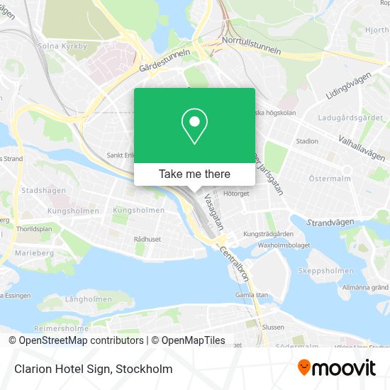 How To Get To Clarion Hotel Sign In Stockholm By Bus, Metro Or Train?