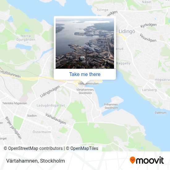 Karta Värtahamnen Stockholm How to get to Värtahamnen in Stockholm by Bus, Metro, Train or Light