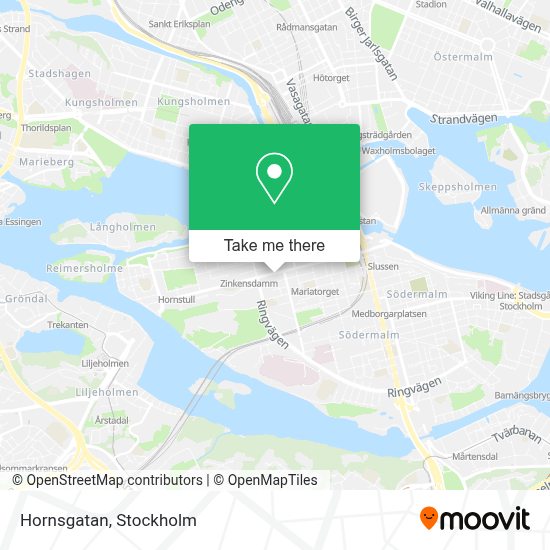 Hornsgatan Stockholm Karta How to get to Hornsgatan in Stockholm by Bus, Metro or Train