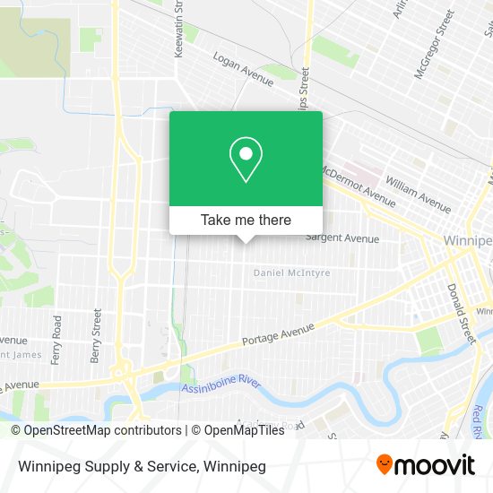 Comment aller à Winnipeg Supply & Service en bus