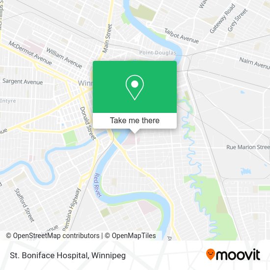 如何坐公交去Winnipeg的St. Boniface Hospital Moovit