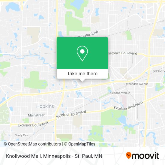 How to get to Knollwood Mall in St. Louis Park by Bus?