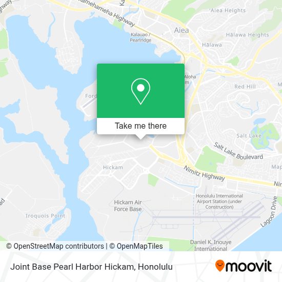 How to get to Joint Base Pearl Harbor Hickam in Honolulu by bus?