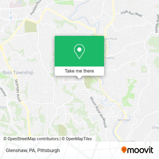 How to get to Glenshaw, PA by bus?